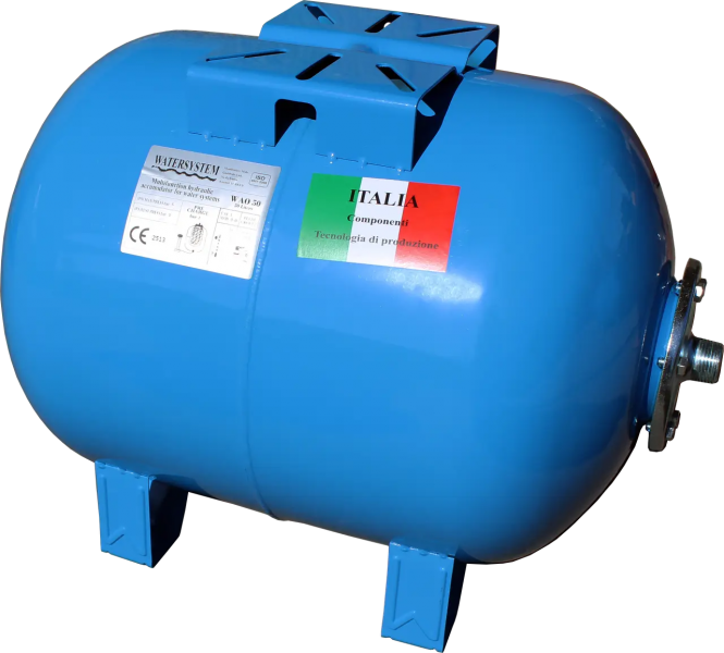 Гідроакумулятор WATERSYSTEM WAO 60 л (горизонтальний)