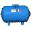 Гідроакумулятор WATERSYSTEM WAO 80 л (горизонтальний)